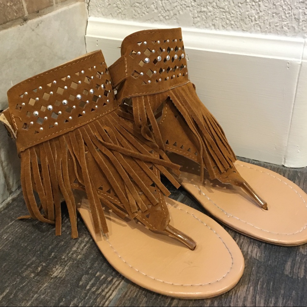 Fringe Sandals